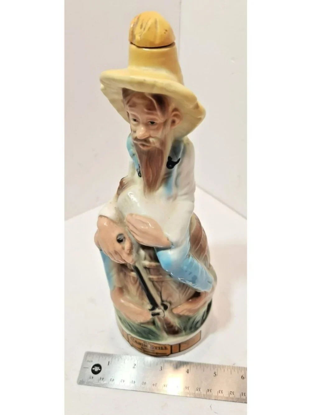 Old Cabin Still Collectors Gallery Decanter 1969 Hillbilly Design Stitzel Weller